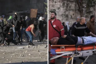 Ιερουσαλήμ: Τουλάχιστον 152 τραυματίες από τα επεισόδια στην Πλατεία των Τεμενών - ΒΙΝΤΕΟ