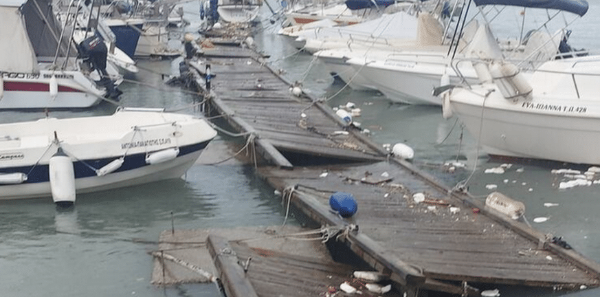 Μαρίνα Πάτρας: Έργο 2 εκ ευρώ μετά το «τσουνάμι»