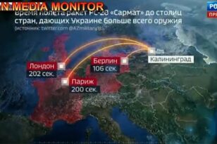 Ρωσία: «Σε 202 δευτερόλεπτα το Λονδίνο δεν θα υπάρχει πια» - Πυρηνικές απειλές σε τηλεοπτική εκπομπή