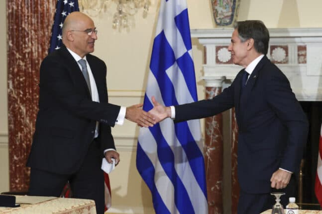 Συνάντηση Δένδια - Μπλίνκεν: Στο επίκεντρο η σημασία των στρατηγικών σχέσεων Ελλάδας-ΗΠΑ