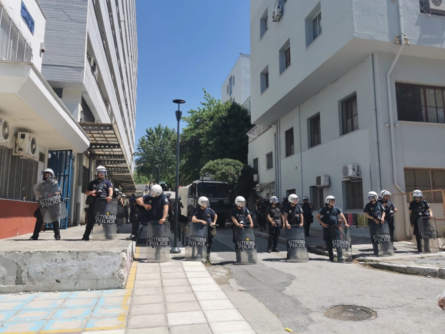Θεσσαλονίκη: Νέα διαμαρτυρία φοιτητών στο Πανεπιστήμιο - Ζητούν να αποχωρήσει η αστυνομία ΦΩΤΟ 