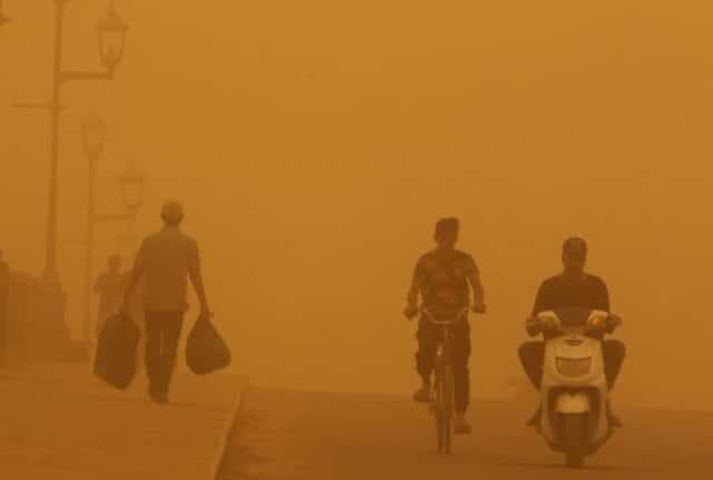 Ιράκ: Απόκοσμο σκηνικό από αμμοθύελλα – Έκλεισαν αεροδρόμια, σχολεία, δημόσιες υπηρεσίες - ΦΩΤΟ