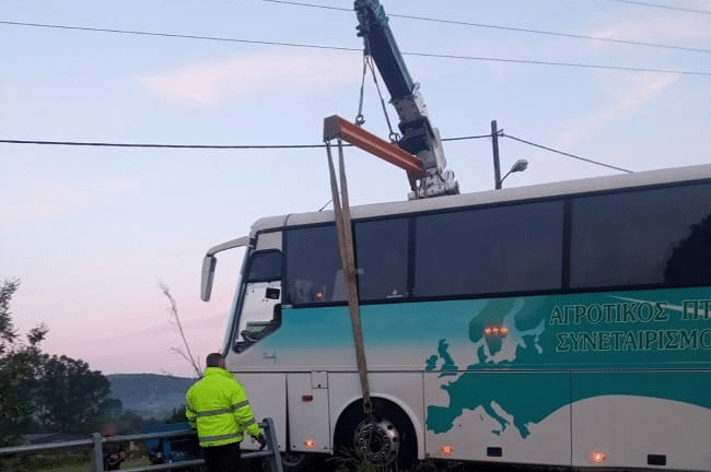 Ατύχημα,λεωφορείο,Ιωάννινα