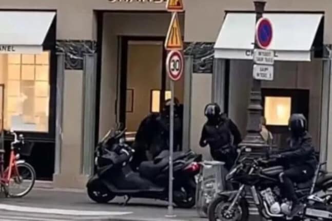 Παρίσι: Καρέ - καρέ η ένοπλη ληστεία του κοσμηματοπωλείου του οίκου Chanel ΒΙΝΤΕΟ