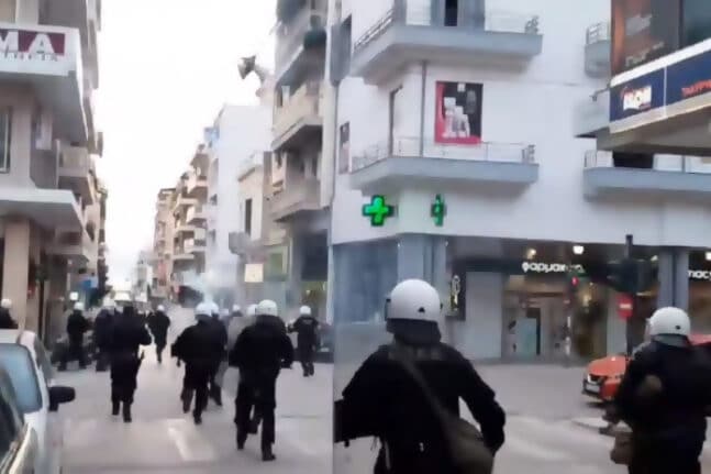 Πάτρα: Πετροπόλεμος στην πορεία για τον Ζακ Κωστόπουλο - Με κρότου λάμψης απάντησαν τα ΜΑΤ