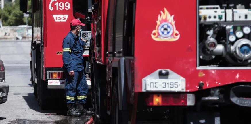 Σαγέικα: Ξέσπασε φωτιά σε καταυλισμό