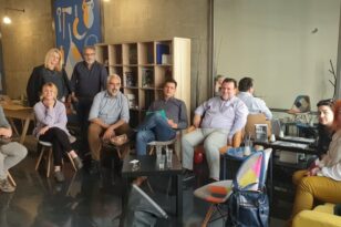 Επίσκεψη Πέτρου Ψωμά στο νέο χώρο του MOSAIC - Ανταλλαγή απόψεων μεταξύ μελών του σπιράλ και της ομάδας της ΚΟΙΝΣΕΠ