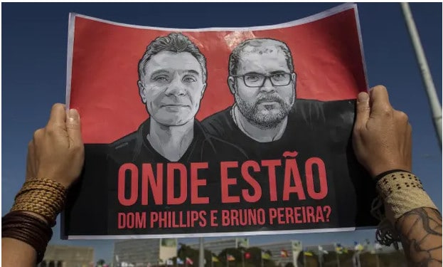 Βραζιλία: Δύο Βραζιλιάνοι φέρονται ότι σκότωσαν και διαμέλισαν τον Βρετανό δημοσιογράφο και τον Βραζιλιάνο οδηγό του