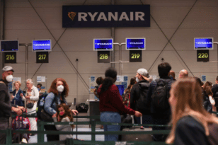 Καθηλωμένα δεκάδες αεροπλάνα λόγω απεργίας στη Ryanair