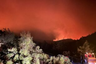 Τουρκία: Η φωτιά στη Μαρμαρίδα μαίνεται για τρίτη ημέρα – Δείτε φωτογραφίες και βίντεο