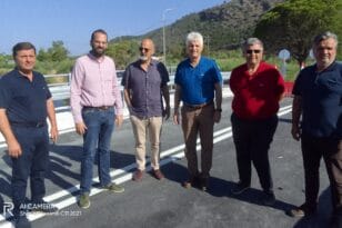 Δυτική Αχαΐα: Δόθηκε στην κυκλοφορία η γέφυρα της Καλογριάς