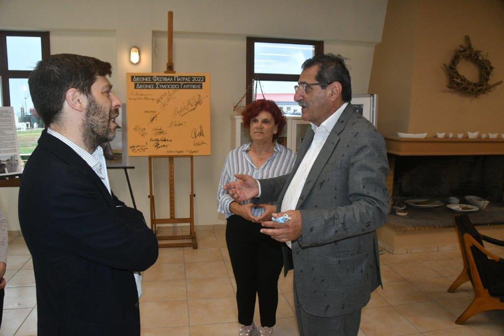 Στο Διεθνές Συμπόσιο Γλυπτικής ο υφυπουργός Πολιτισμού Νικόλας Γιατρομανωλάκης - ΦΩΤΟ