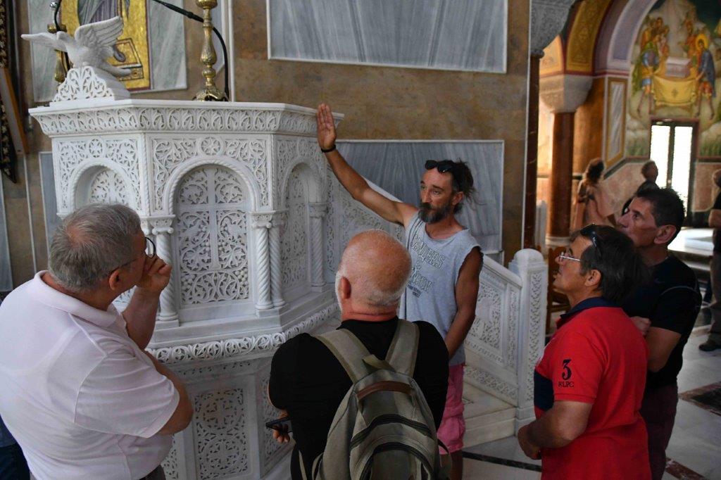 Πάτρα: Ο γλύπτες του Διεθνούς Συμποσίου Γλυπτικής γνώρισαν την πόλη - ΦΩΤΟ