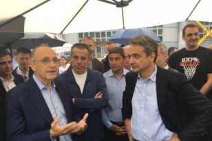 Ο Βαγγέλης Λιόλιος στην επίσκεψη του Πρωθυπουργού στη Θεσσαλονίκη