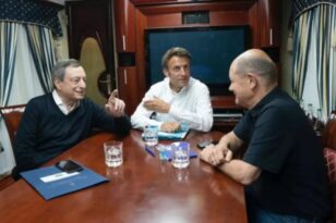 Στο Κίεβο σήμερα Σολτς, Μακρόν και Ντράγκι, θα συναντηθούν με τον Ζελένσκι