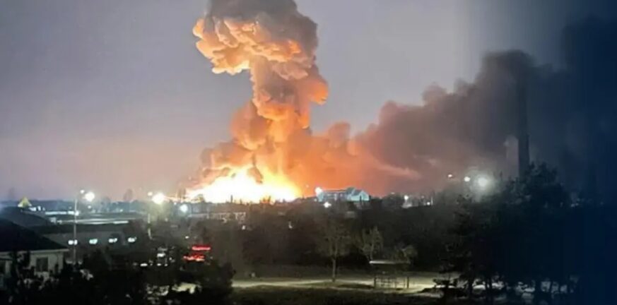 Πόλεμος στην Ουκρανία: Ρωσικοί πύραυλοι έπληξαν ένα εργοστάσιο παραγωγής αερίου στο Ιζιούμ