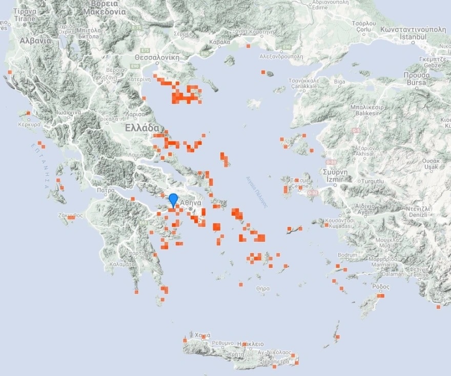 Αυτές είναι οι επικίνδυνες περιοχές για τις μωβ μέδουσες - Δείτε χάρτη