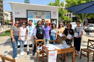 Δράσεις του ΟΚΑΝΑ στο κέντρο της Πάτρας κατά των ναρκωτικών ΦΩΤΟ