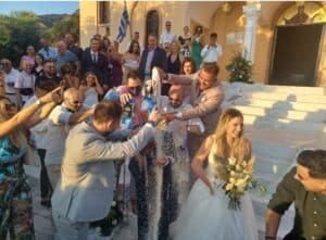 Παντρεύτηκαν Γιώργος Αρτεμιάδης και Χριστινίκη Σπηλιωτοπούλου - Φωτογραφίες