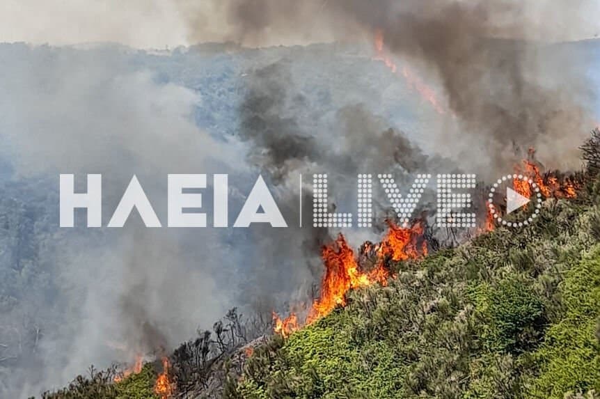 Ηλεία: Φωτιά στα Άγναντα Αμαλιάδας - Ανεξέλεγκτη η πυρκαγιά - Τρεις τραυματίες ΦΩΤΟ - ΣΥΝΕΧΗΣ ΕΝΗΜΕΡΩΣΗ