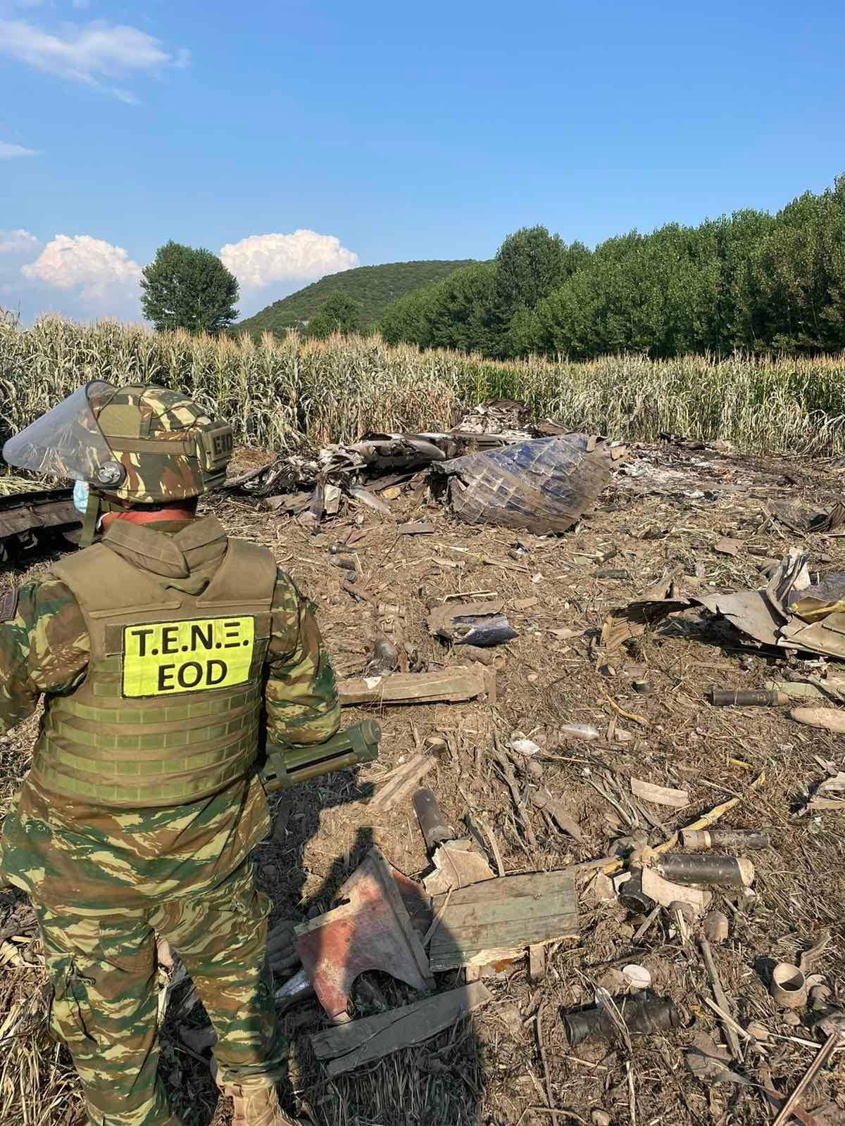 Συντριβή αεροσκάφους Antonov: Εντοπίστηκε και ο τελευταίος νεκρός - Μεταφέρονται στο Γ. Νοσοκομείο Κομοτηνής
