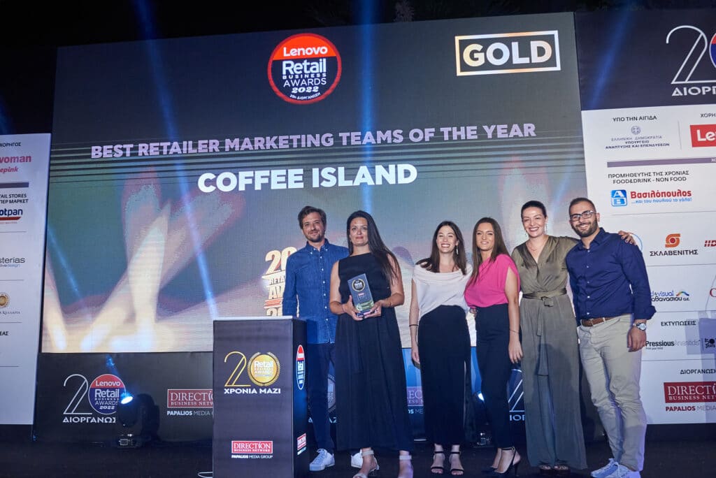Retail Business Awards 2022 «Χρυσή» η Coffee Island