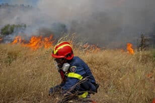 Φωτιά στο Κορωπί: Οριοθετήθηκε η πυρκαγιά που επηρέαζε την λειτουργία του αεροδρομίου «Ελ. Βενιζέλος»