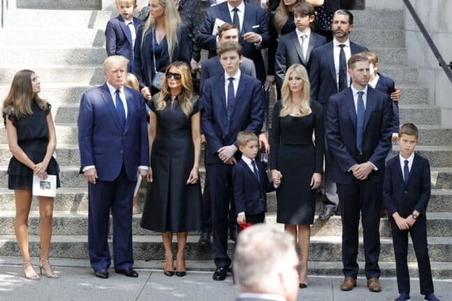 Όλη η οικογένεια Τραμπ στη κηδεία της Ιβάνα