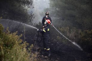 Υψηλός κίνδυνος πυρκαγιάς και για την Παρασκευή - Ποιες περιοχές απειλούνται
