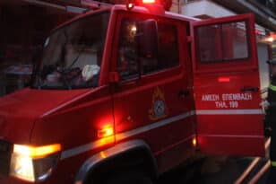 Αρτέμιδα: Μεγάλη φωτιά έξω από το χωριό