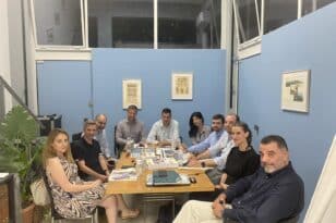 Συνάντηση των εν Αθήναις μελών σπιράλ με τον Πέτρο Ψωμά