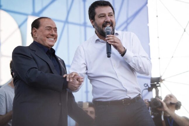 Ιταλία: Κανένα ενδεχόμενο στη συνέχιση της κυβερνητικής συνεργασίας με τα «Πέντε Αστέρια» από Μπερλουσκόνι και Σαλβίνι 