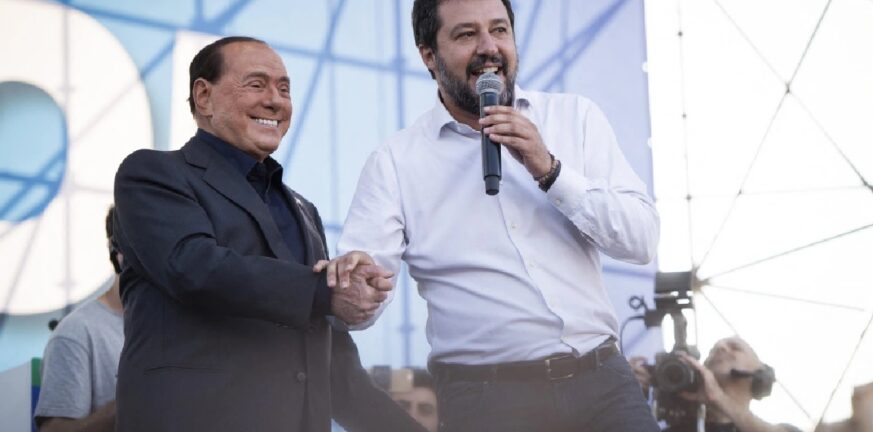 Ιταλία: Κανένα ενδεχόμενο στη συνέχιση της κυβερνητικής συνεργασίας με τα «Πέντε Αστέρια» από Μπερλουσκόνι και Σαλβίνι 