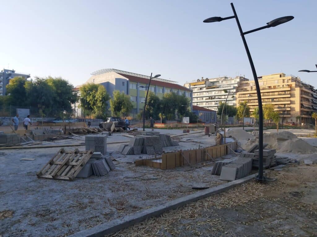 Πάτρα: Παίρνει μορφή η πλατεία στον Αγ. Αλέξη - Προχωρούν οι εργασίες ΦΩΤΟ