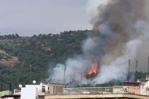 Φωτιά στο Σέιχ Σου: «Η πυρκαγιά κατασβέστηκε με τη μικρότερη δυνατή ζημιά», αναφέρει ο δήμαρχος Κ.Ζέρβας - ΒΙΝΤΕΟ