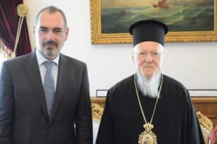 Επικοινωνία του Α. Κατσανιώτη με Οικουμενικό Πατριάρχη Βαρθολομαίο για το νοσοκομείο «Βαλουκλή»