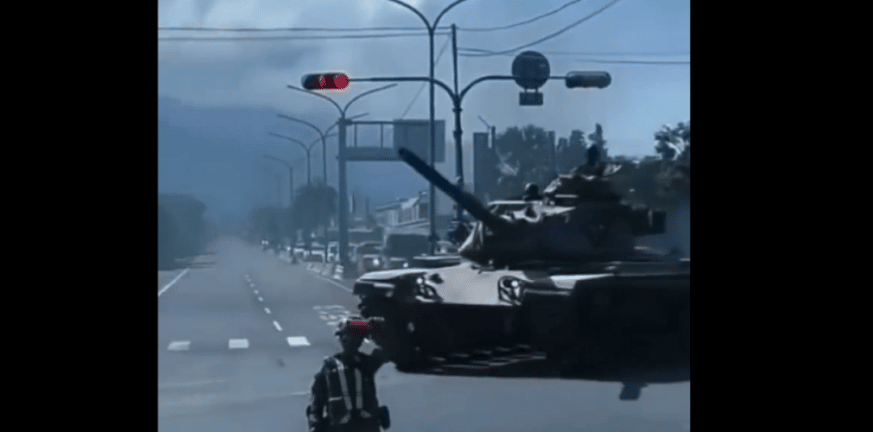 Σε κατάσταση συναγερμού η Ταϊβάν: Βίντεο με άρματα στους δρόμους