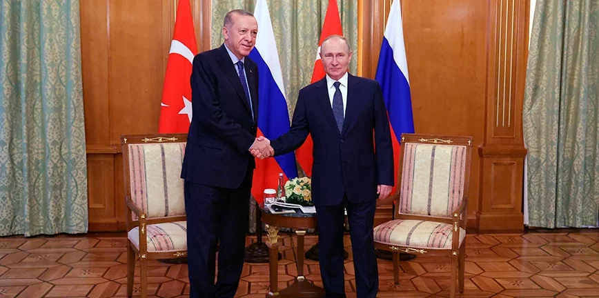 Συνάντηση Πούτιν - Ερντογάν στο Σότσι: «Η Ευρώπη να ευγνωμονεί την Τουρκία για το αέριο»