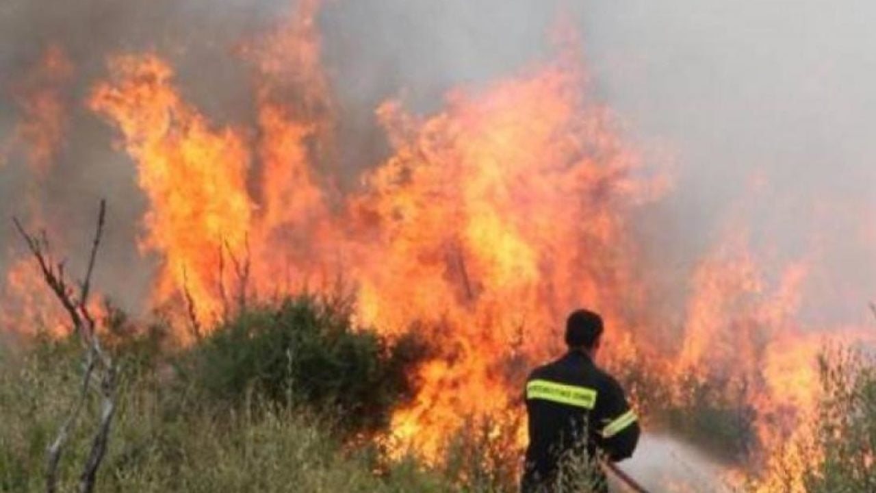 Φωτιά στη Ζάκυνθο: Πυροσβεστικές δυνάμεις στην περιοχή των Αγίων Πάντων