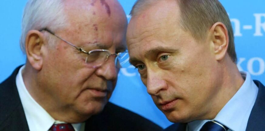 Ο Πούτιν εκφράζει τα «βαθιά συλλυπητήριά» του για τον θάνατο του Γκορμπατσόφ
