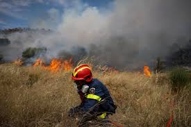 Πολιτική Προστασία: «Κίτρινος συναγερμός» για τον κίνδυνο πυρκαγιάς την Πέμπτη 18 Αυγούστου