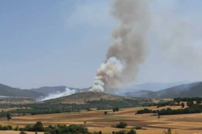 Νέα φωτιά στη Κοζάνη - Λιποθύμησε πυροσβέστης στο Κατακάλι Κορινθίας ΒΙΝΤΕΟ