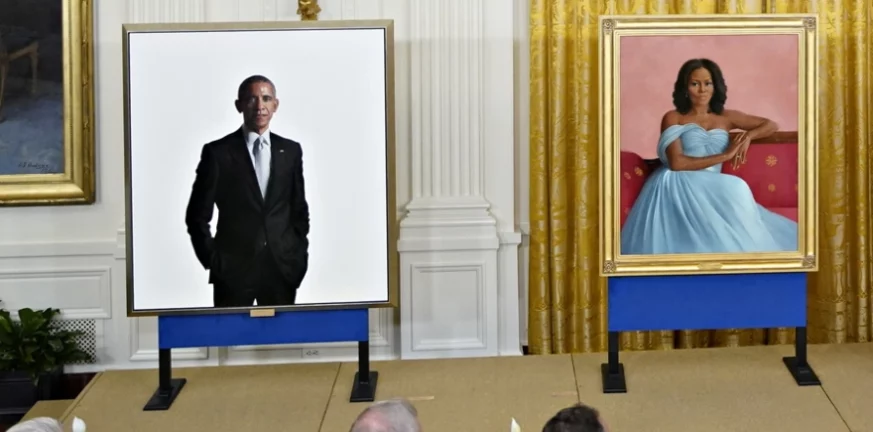 ΗΠΑ: Μπαράκ Ομπάμα και Μισέλ στον Λευκό Οίκο για τα επίσημα πορτρέτα τους
