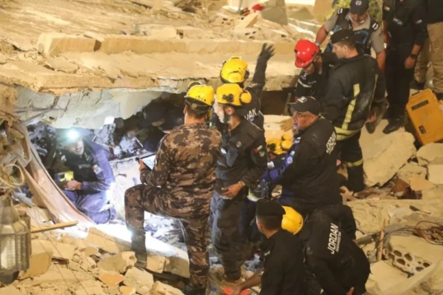 Ιορδανία: Οκτώ οι νεκροί από την κατάρρευση τετραώροφης πολυκατοικίας - ΒΙΝΤΕΟ