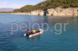 Η 6η ΕΜΑΚ Πάτρας στις έρευνες στη Λίμνη Κρεμαστών για την εξαφάνιση γυναίκας από το Καρπενήσι - ΦΩΤΟ