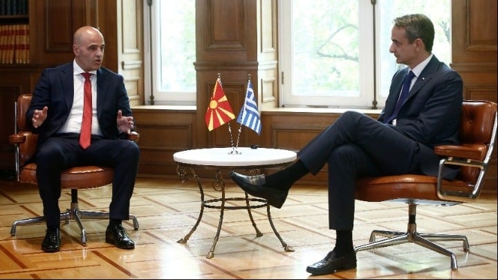 Το ενεργειακό στο επίκεντρο της συνάντησης Μητσοτάκη με τον πρωθυπουργό της Βόρειας Μακεδονίας