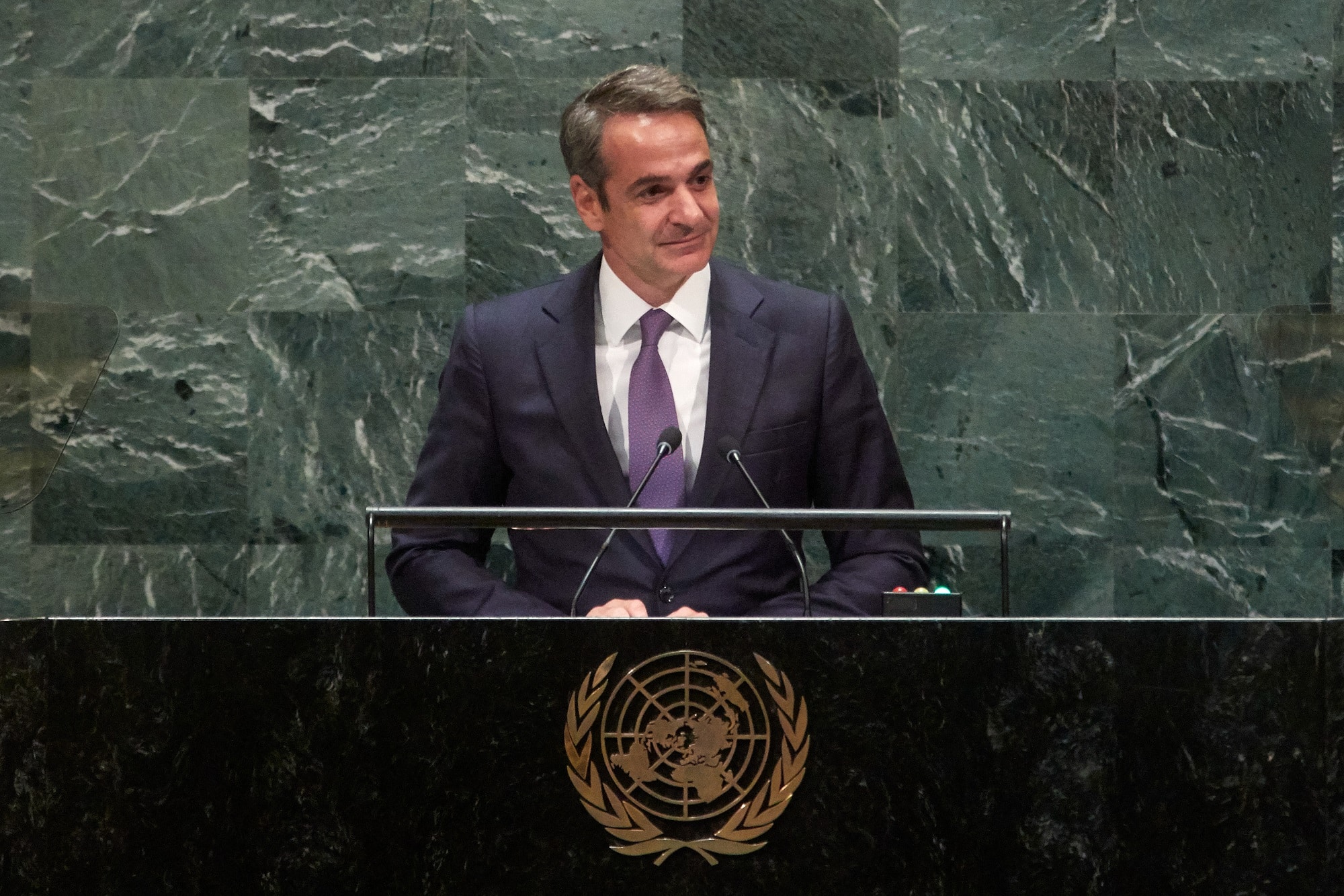 Μητσοτάκης – ΟΗΕ: «Δεν θα συμβιβαστώ σε θέματα εθνικής κυριαρχίας»