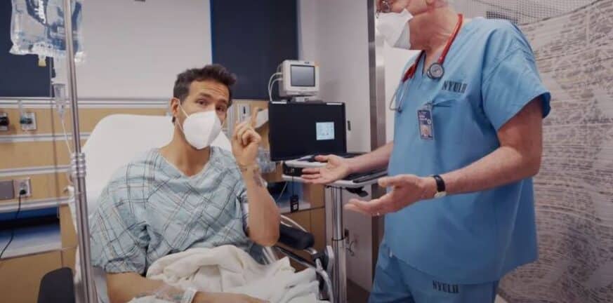 Ο Ράιαν Ρέινολντς βιντεοσκόπησε την κολονοσκόπησή του αφού έχασε ένα στοίχημα
