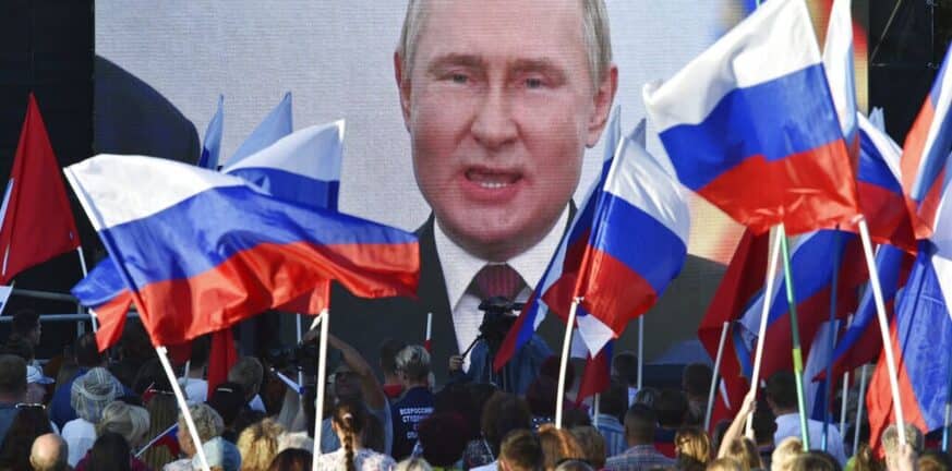 Μόσχα: «Η νίκη θα είναι δική μας» είπε ο Πούτιν από την Κόκκινη Πλατεία