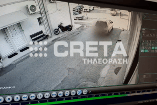 Απίστευτο περιστατικό στο Ηράκλειο: Αυτοκίνητο παρέσυρε πατίνι (βίντεο)